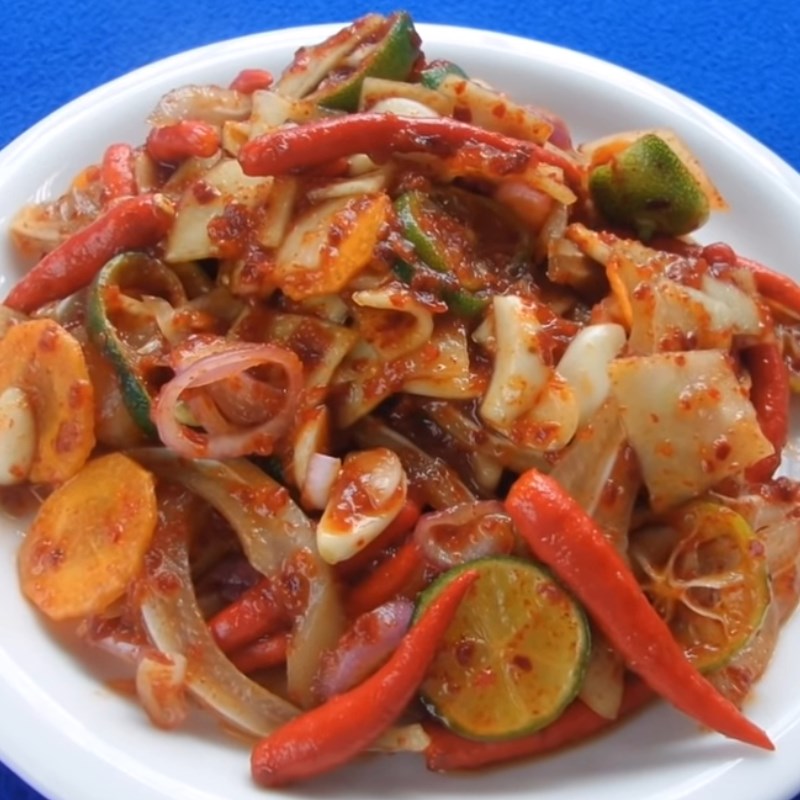 Bước 7 Thành phẩm Tai heo sốt thái