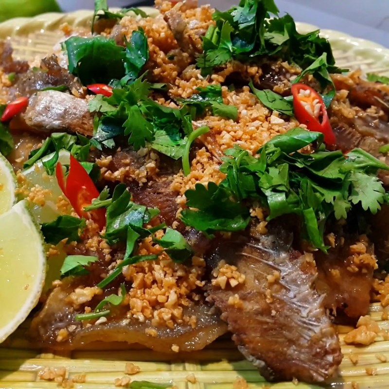 Bước 4 Thành phẩm Khô cá đù cháy tỏi