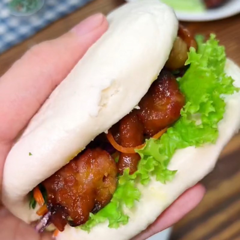 Bước 5 Thành phẩm Bánh bao kẹp thịt (Công thức được chia từ Tiktok Cách Nấu Ngon cùng Cách Nấu Ngon)