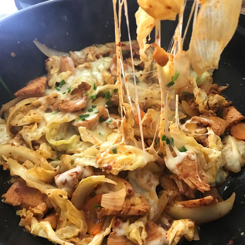 Bước 5 Thành phẩm Gà xào phô mai