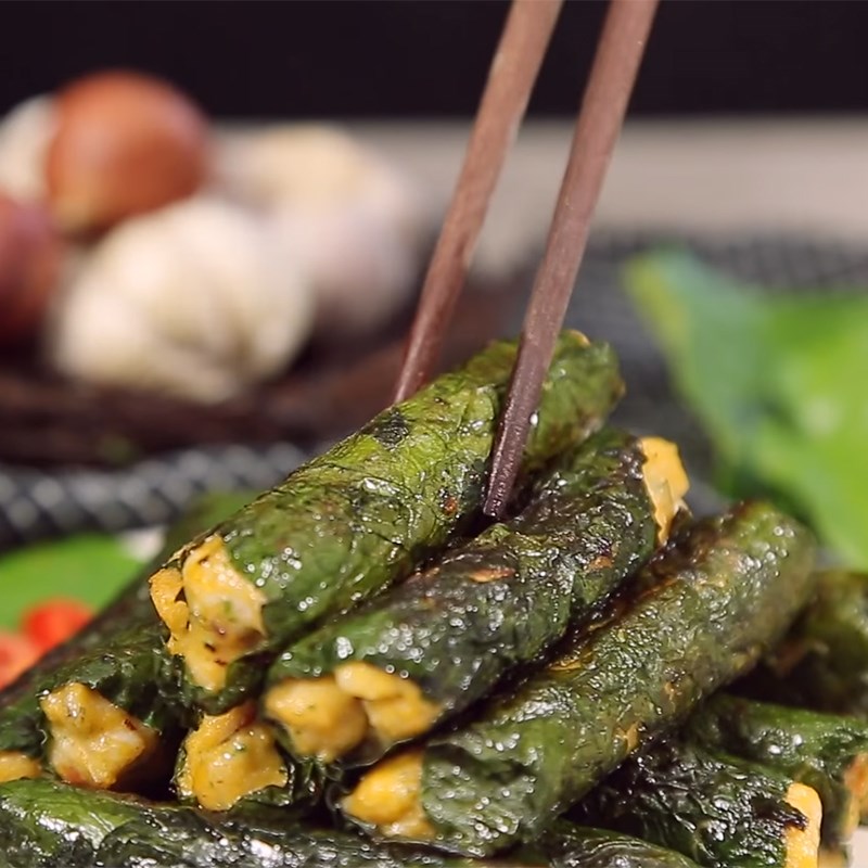 Bước 5 Thành phẩm Chả cá nướng lá lốt