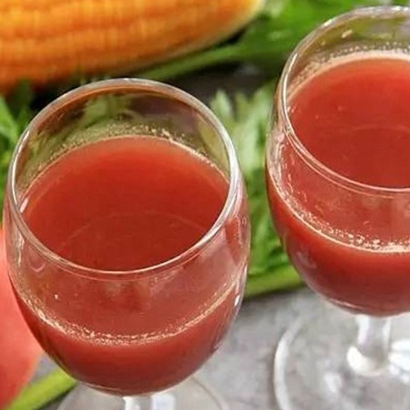 Bước 3 Thành phẩm Nước ép cần tây cà chua chanh