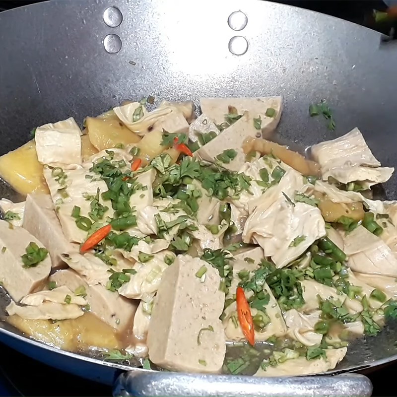 Bước 4 Thành phẩm Chả lụa chay kho thơm