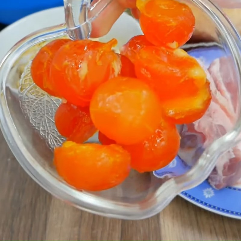 Bước 3 Sơ chế các nguyên liệu còn lại Bánh ú bá trạng chóp