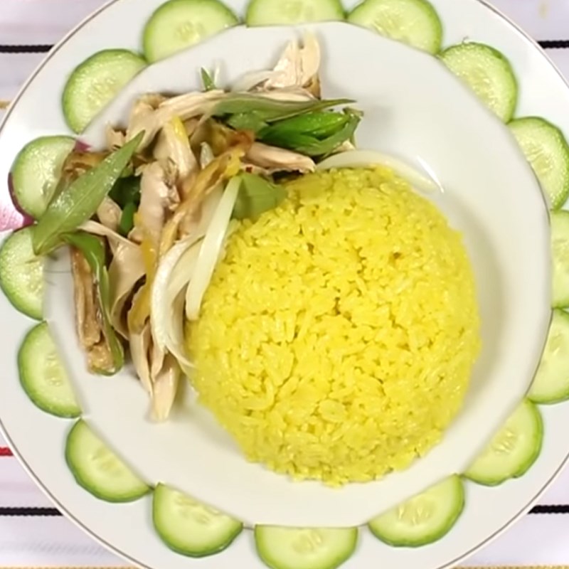 Bước 7 Thành phẩm Cơm gà Phú Yên
