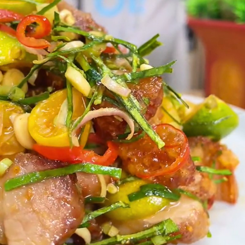 Bước 4 Thành phẩm Ba rọi lắc sả tắc (Công thức được chia sẻ từ Tiktok Cách Nấu Ngon cùng Cách Nấu Ngon)