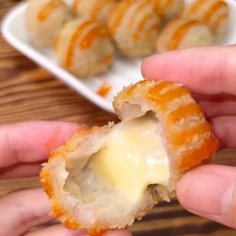 Bước 5 Thành phẩm Khoai môn chiên xù nhân phô mai(Công thức từ kênh tiktok Cách Nấu Ngon cùng điện máy XANH)