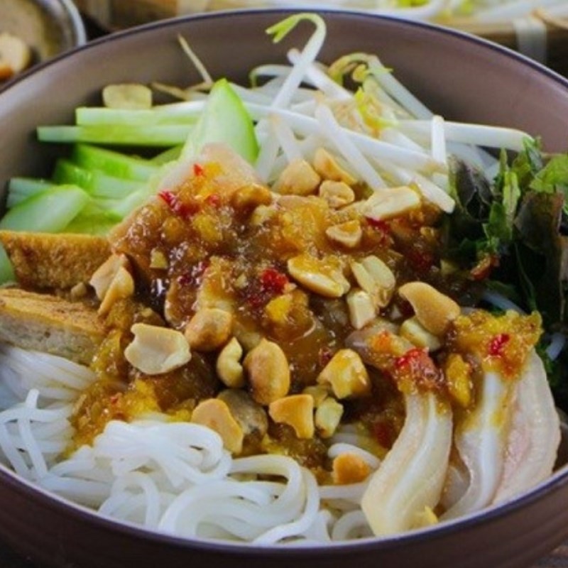 Bước 5 Thành phẩm Bún mắm nêm chả cá