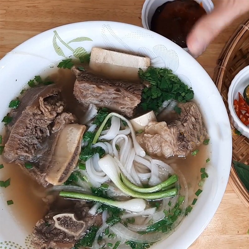 Bước 5 Thành phẩm Phở sườn bò