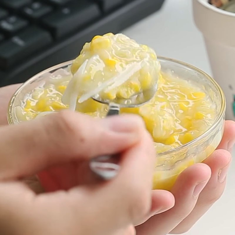 Bước 4 Thành phẩm Chè ngô (bắp) cốm