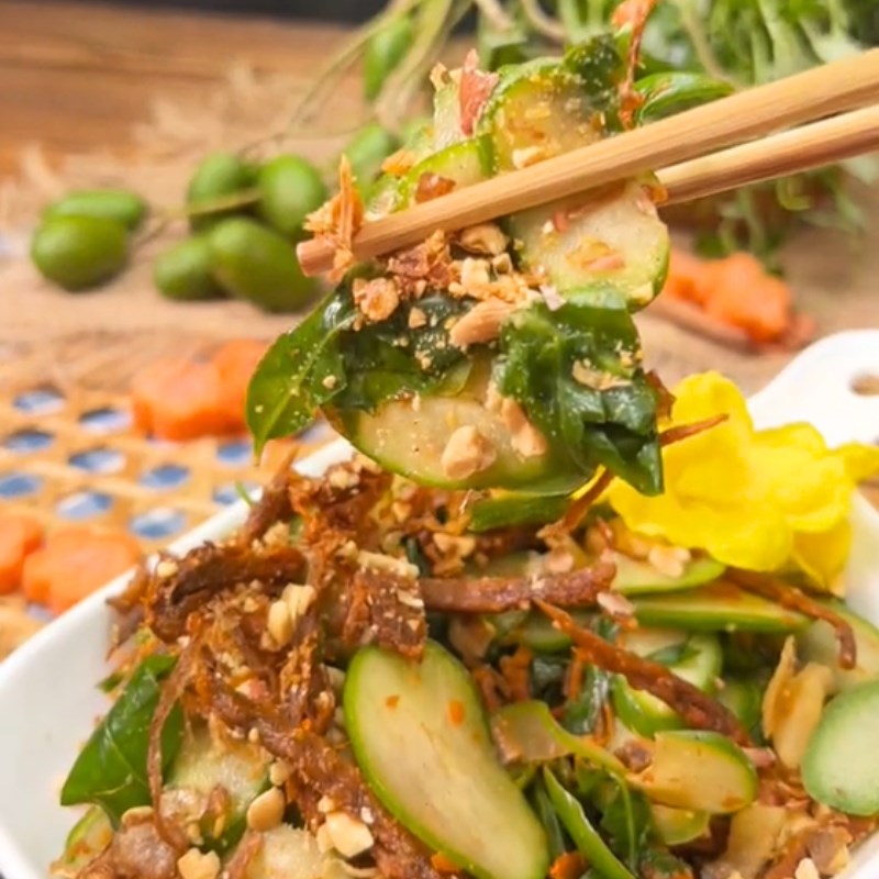 Bước 3 Thành phẩm Gỏi khô bò cóc non (Công thức được chia sẻ từ Tiktok Cách Nấu Ngon cùng Cách Nấu Ngon)