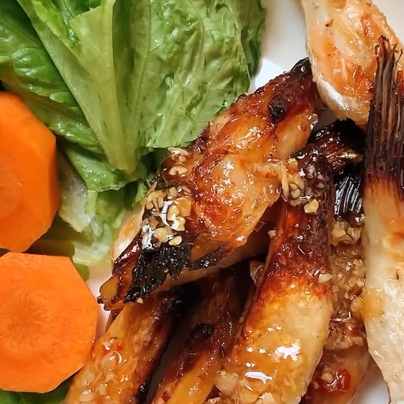 Bước 4 Thành phẩm Vây cá hồi nướng mắm tỏi
