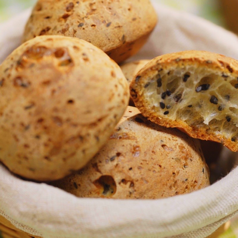 Bước 4 Thành phẩm Bánh mì mè đen Hàn Quốc