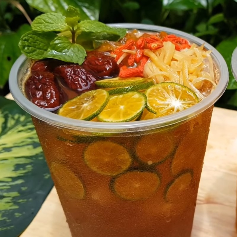 Bước 7 Thành phẩm Trà tắc thảo mộc