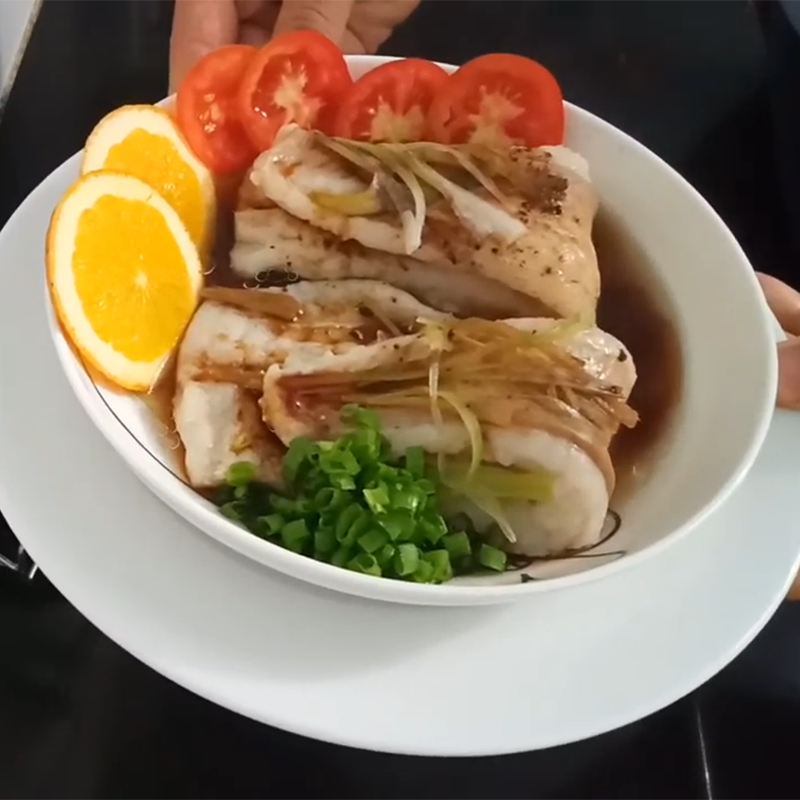 Bước 4 Thành phẩm Cá basa hấp xì dầu