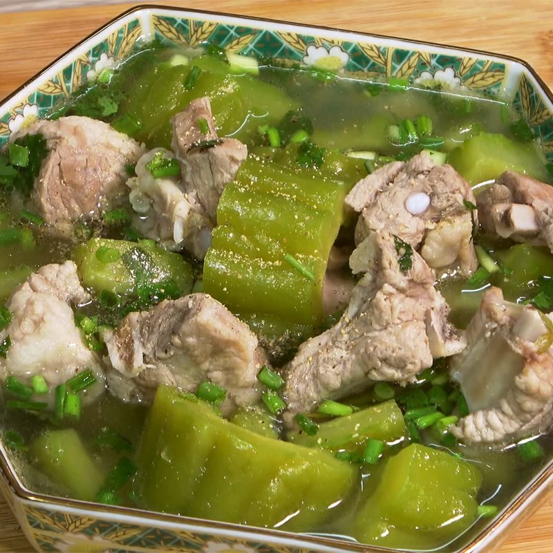 Bước 4 Thành phẩm Canh khổ qua hầm xương