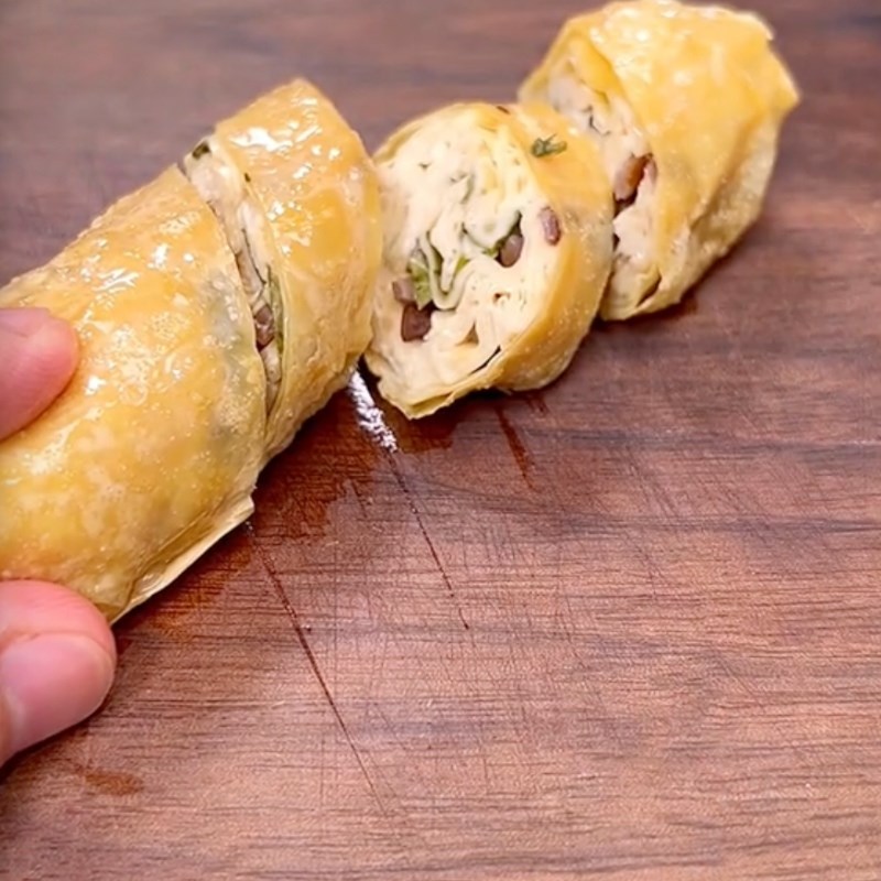 Bước 6 Thành phẩm Chả giò chay tàu hũ ky