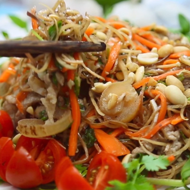 Bước 5 Thành phẩm Gỏi bê thui bắp chuối