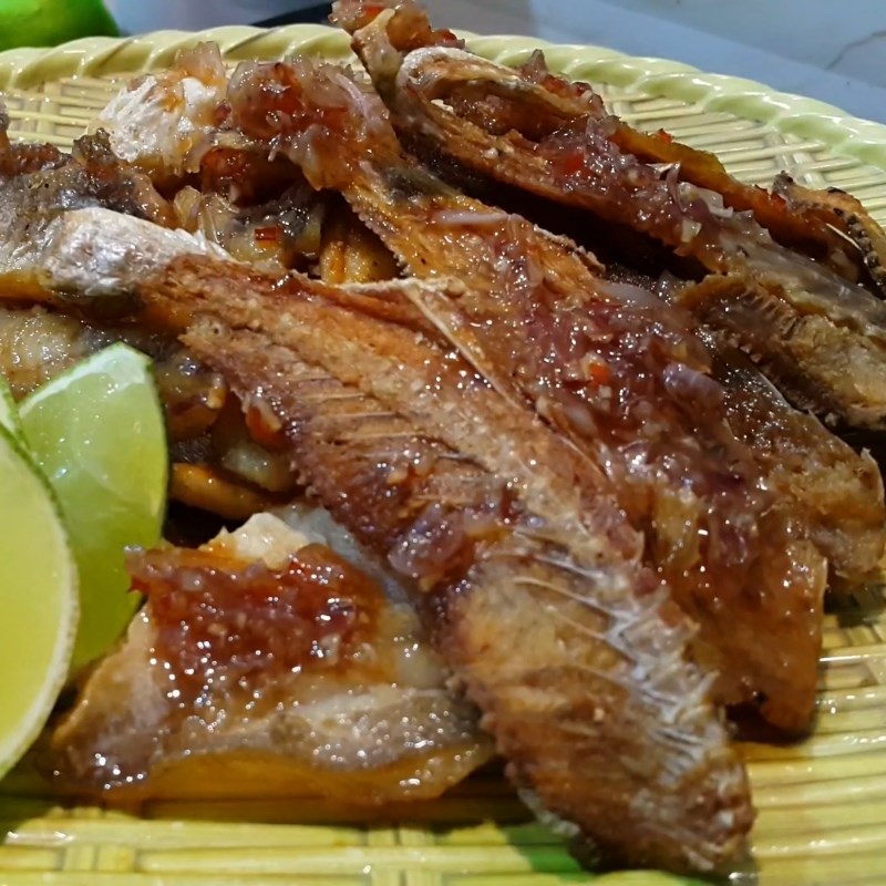 Bước 4 Thành phẩm Khô cá đù cháy tỏi