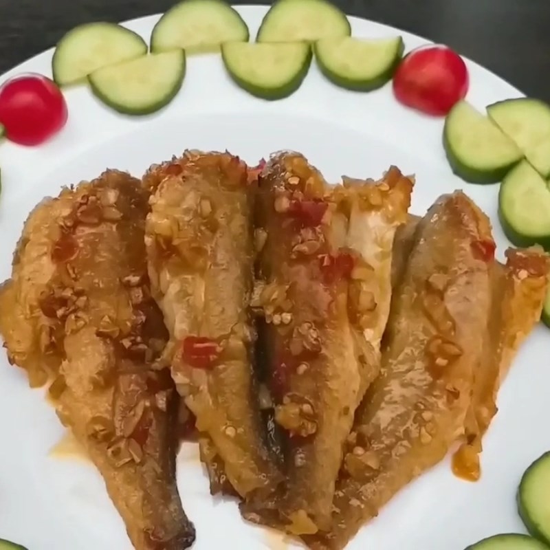 Bước 4 Thành phẩm Khô cá đù rim mắm tỏi