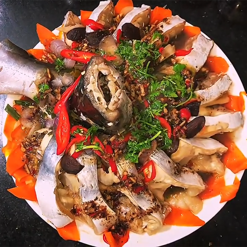 Bước 5 Thành phẩm Cá basa hấp gừng
