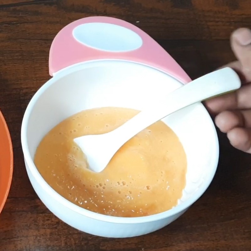 Bước 3 Thành phẩm Sinh tố đu đủ sữa cho bé