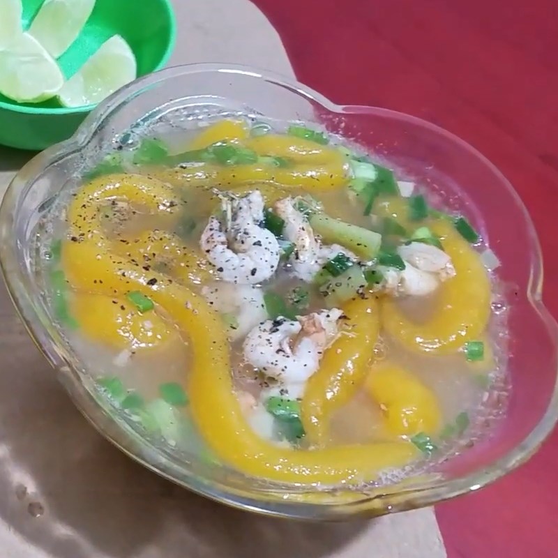 Bước 7 Thành phẩm Bánh canh bí đỏ