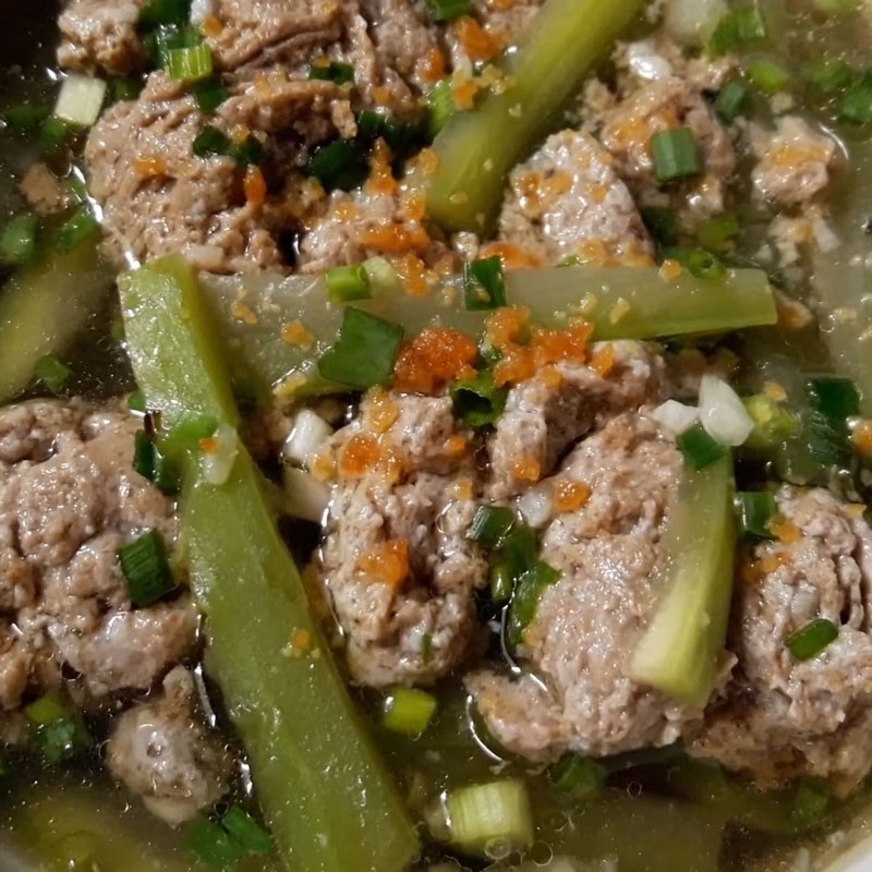 Bước 4 Thành phẩm Canh cua nấu bầu