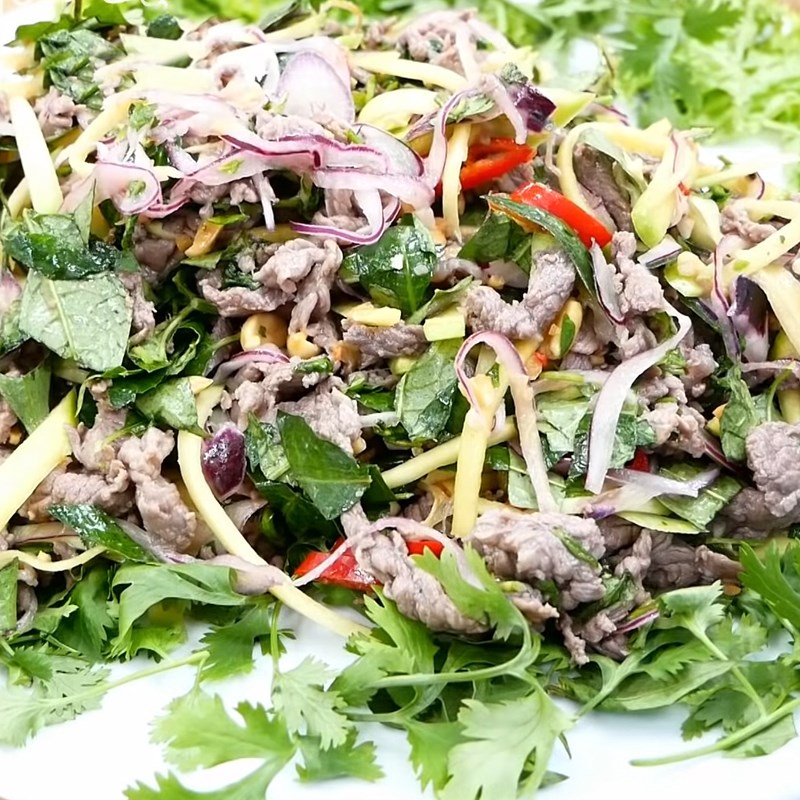 Bước 7 Thành phẩm Gỏi bò rau răm