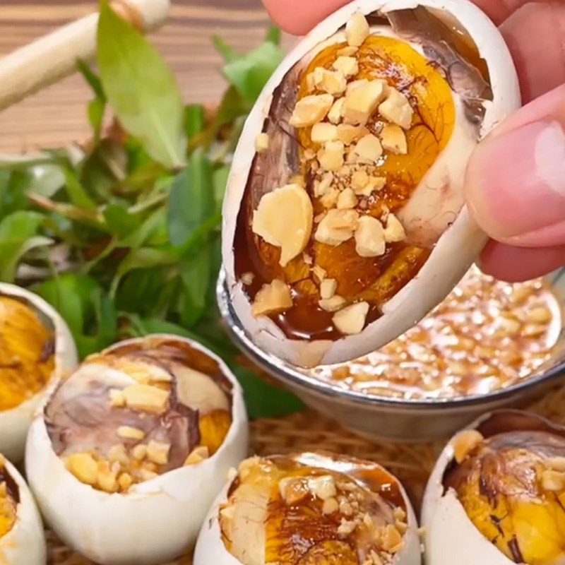 Bước 4 Thành phẩm Hột vịt lộn nướng (Công thức được chia sẻ từ TikTok Cách Nấu Ngon cùng Cách Nấu Ngon)