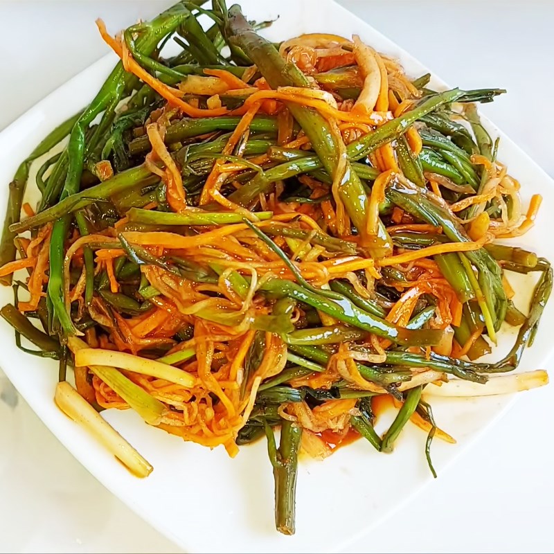 Bước 6 Thành phẩm Kim chi rau muống
