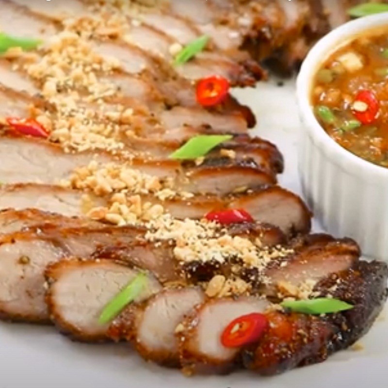 Bước 5 Thành phẩm Thịt nướng kiểu Thái