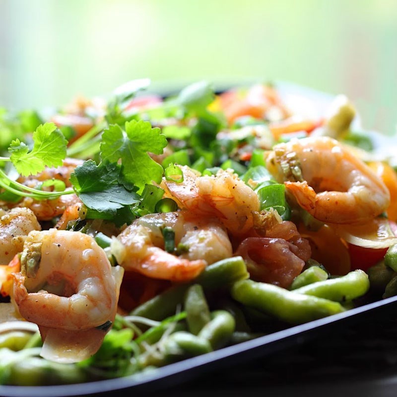 Bước 5 Thành phẩm Đậu đũa xào tôm tươi