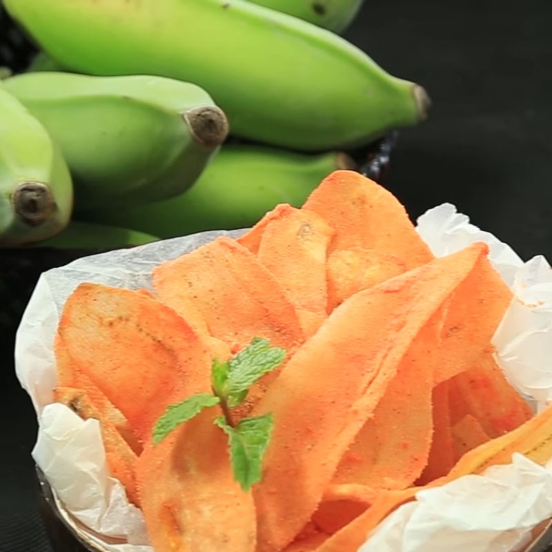 Bước 4 Thành phẩm Snack chuối phô mai