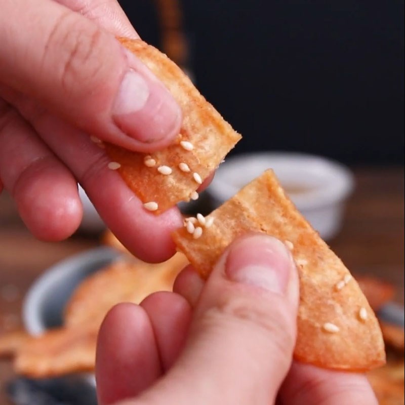 Bước 3 Thành phẩm Snack chuối chiên mè