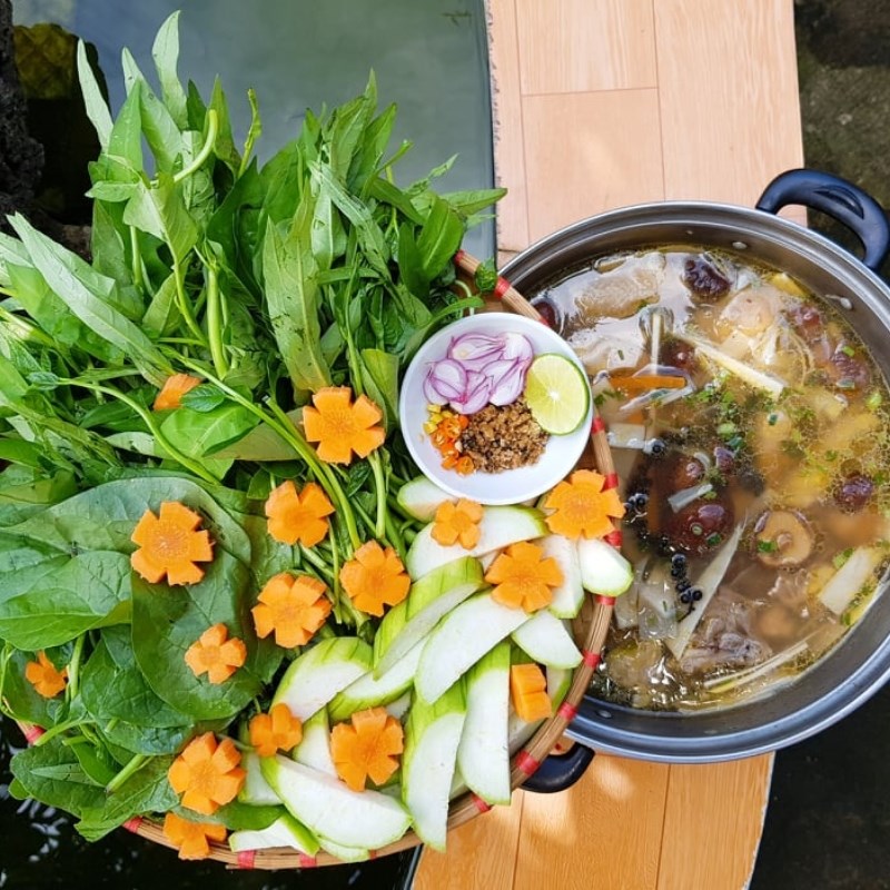 Bước 6 Thành phẩm Lẩu gà măng chua