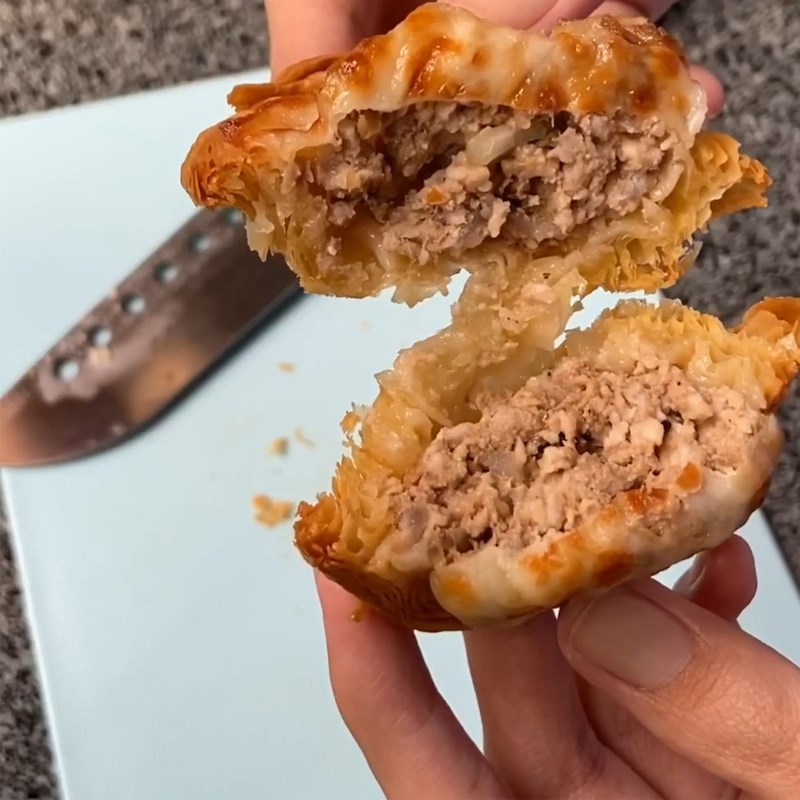 Bước 4 Thành phẩm Bánh tart mặn bằng nồi chiên không dầu