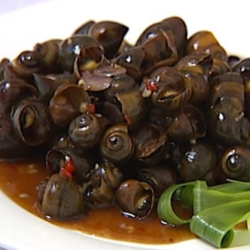 Bước 4 Thành phẩm Ốc mít xào me