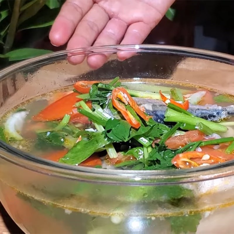 Bước 4 Thành phẩm Cá bạc má nấu ngót