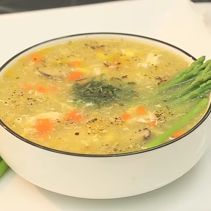 Bước 5 Thành phẩm Súp gà măng tây