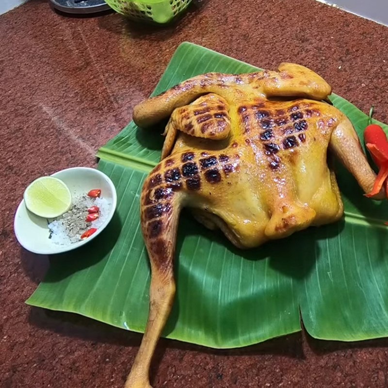 Bước 4 Thành phẩm Cách ướp gà nướng than củi