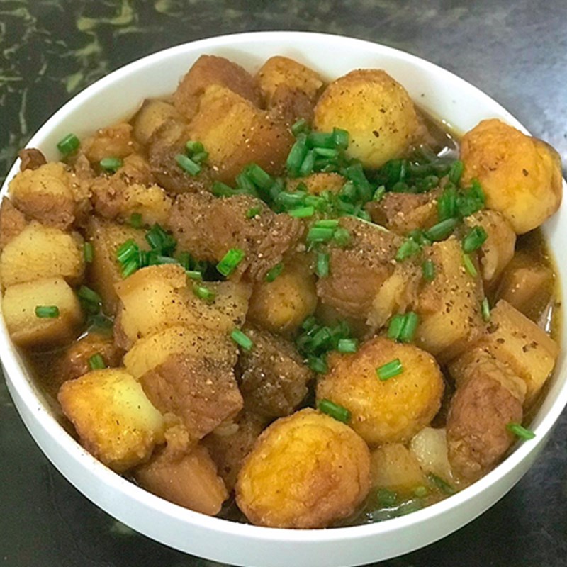 Bước 4 Thành phẩm Thịt kho tàu trứng cút