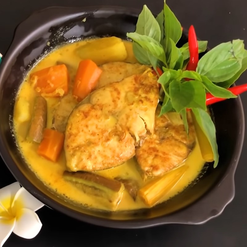 Bước 8 Thành phẩm Cà ri cá thu
