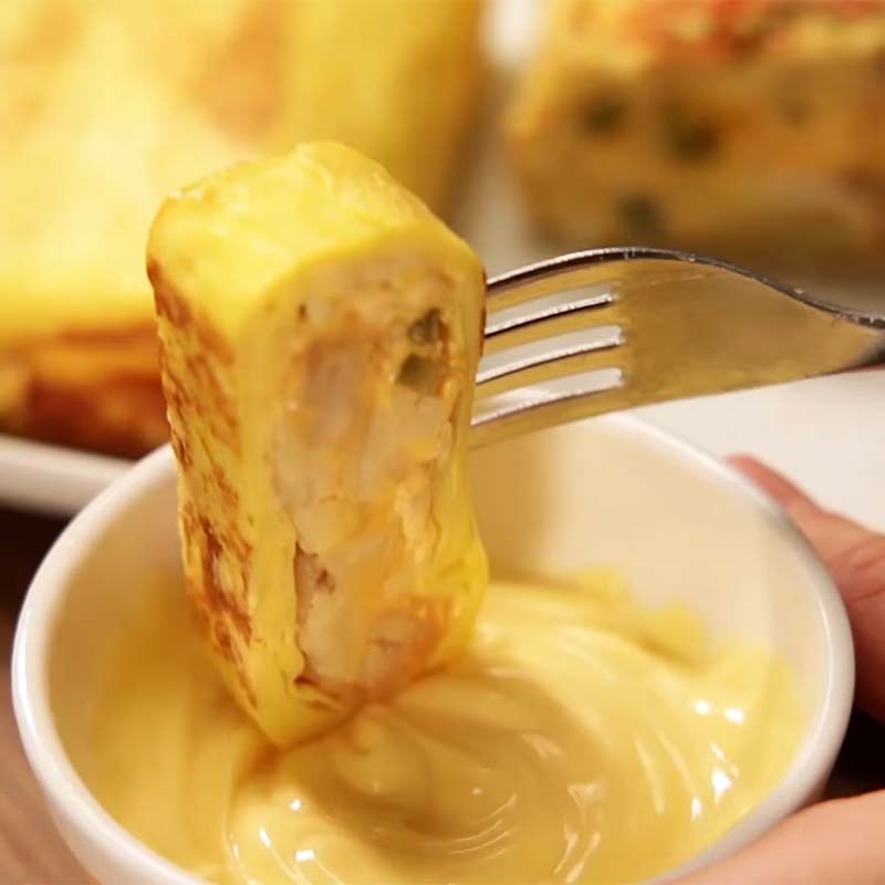 Bước 4 Thành phẩm Trứng cuộn khoai tây