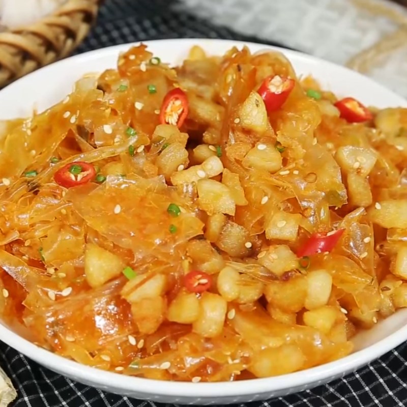 Bước 6 Thành phẩm Bánh tráng trộn tóp mỡ