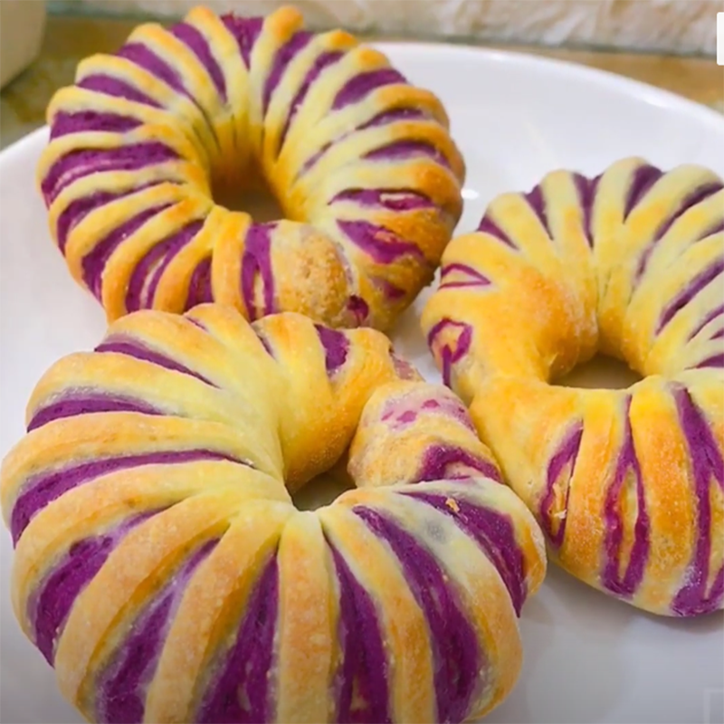Bước 7 Thành phẩm Bánh mì khoai lang tím