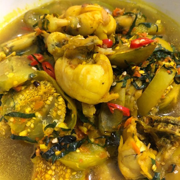 Bước 4 Thành phẩm Ếch om cà