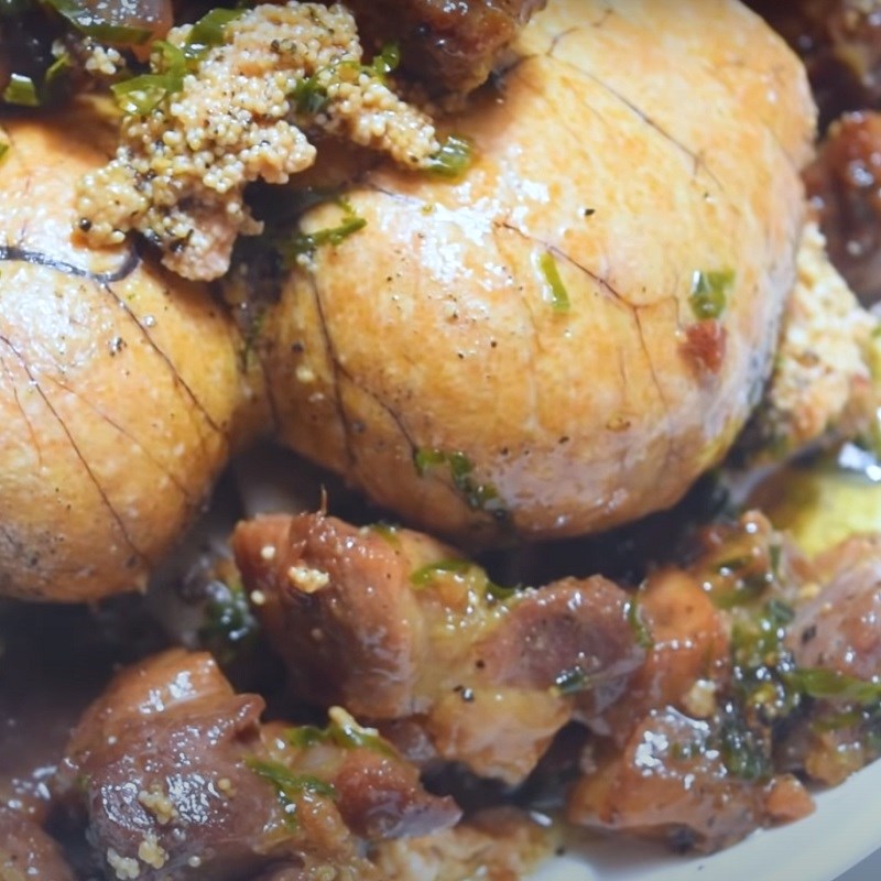 Bước 6 Thành phẩm Trứng cá kho tiêu
