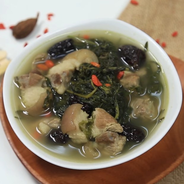 Bước 3 Thành phẩm Chân giò hầm ngải cứu