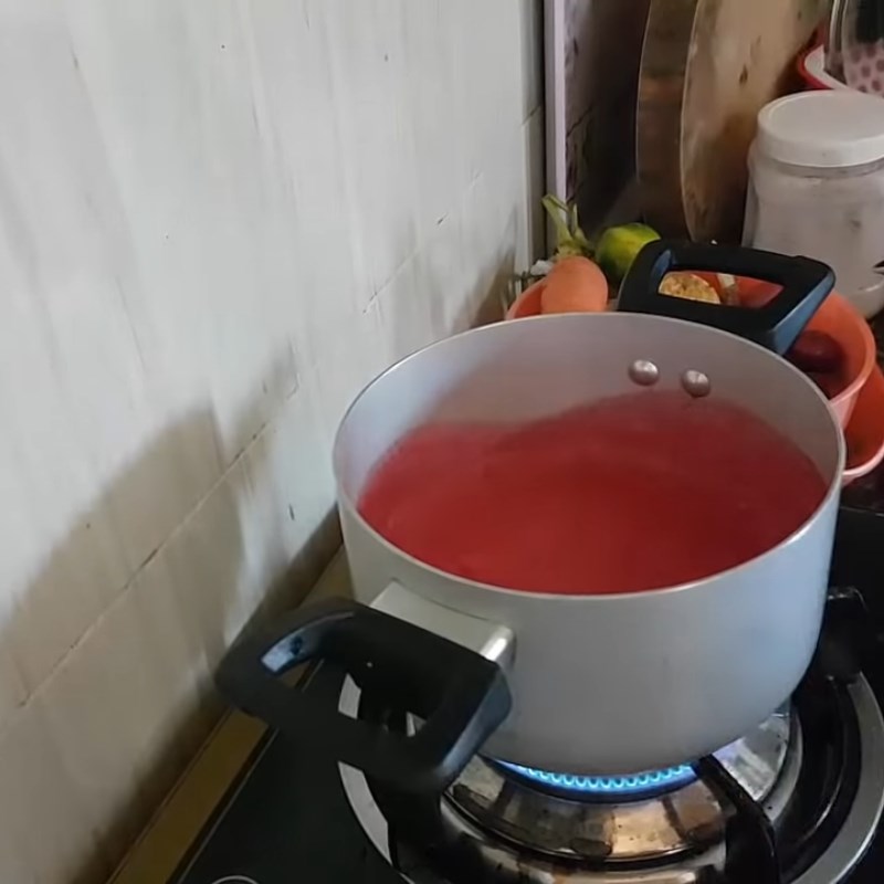 Bước 5 Thành phẩm Cháo củ dền tôm tươi